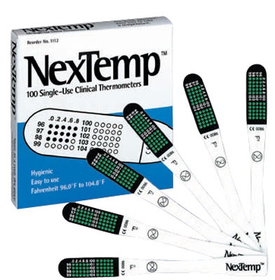NextTemp Single-Use Clinical Thermometers | Masune First Aid & Safety
