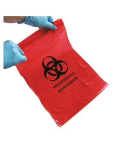 Red Seal Top Biohazard Bag