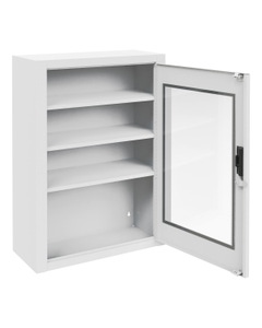 4-Shelf First Aid Cabinet with Locking Door
