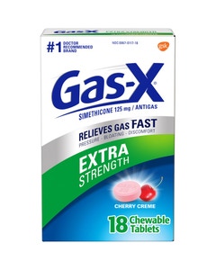 Gas-X Cherry Creme - Tablet 18 box