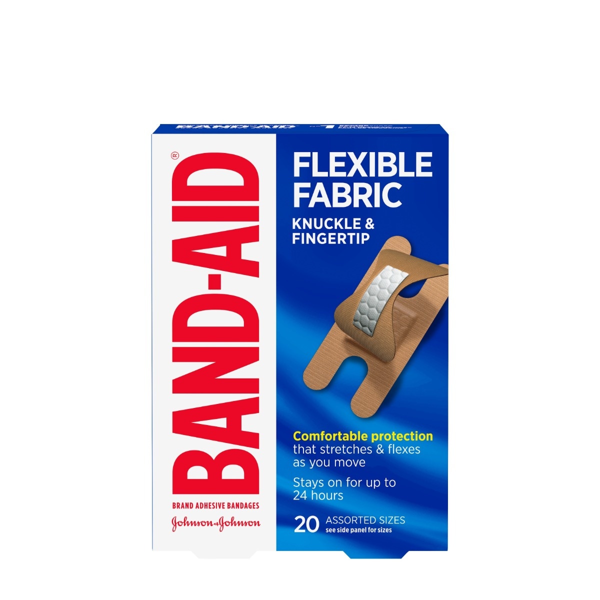BandAid Flexible Fabric Knuckle & Fingertip Bandages
