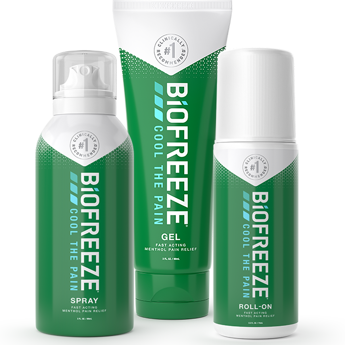 BIOFREEZE 冷却療法クリーム 110g×3本 Biofreeze Cream: Fast-Acting Pain Relief for Effective