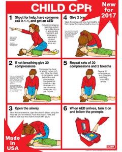 CPR For Children Chart