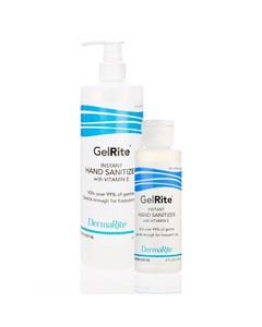 DermaRite GelRite Antimicrobial Waterless Sanitizing Gel 