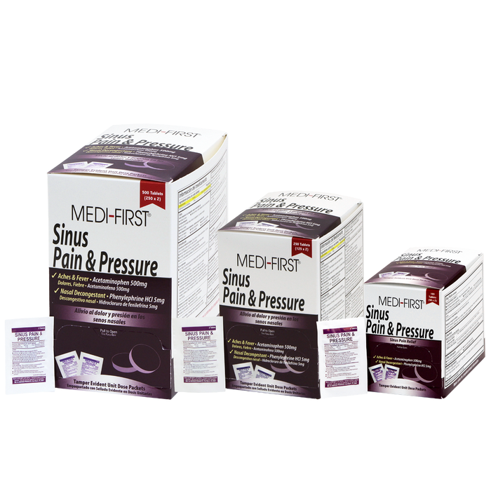 MediFirst Sinus Pain & Pressure Masune First Aid & Safety