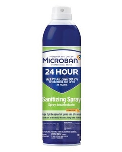 Microban Sanitizing Spray Citrus Scent